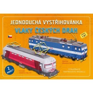 Vlaky českých drah - Jednoduchá vystřihovánka