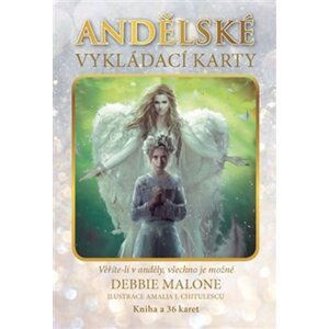 Andělské vykládací karty - Věříte-li v anděly, všechno je možné - kniha a 36 karet, 1.  vydání - Debbie Malone