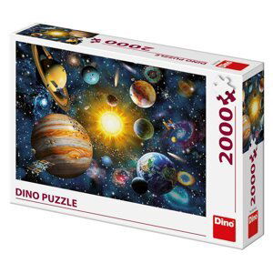 Sluneční soustava: puzzle 2000 dílků - Dino