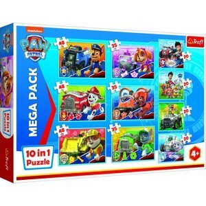 Trefl Puzzle Tlapková patrola 10v1 - Taf Toys