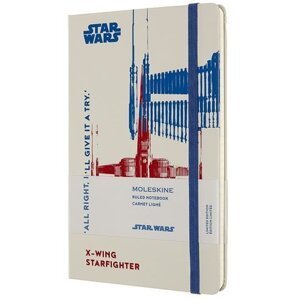 Moleskine Star Wars zápisník L X-Wing, linkovaný