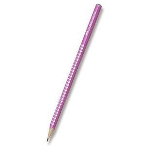 Faber - Castell Grafitová tužka SPARKLE perleťově růžová