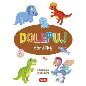 Dolepuj obrázky Dinosauři / Dinosaury