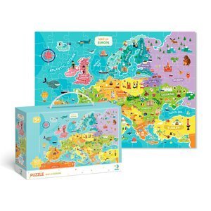 Dodo Puzzle Mapa Evropy 100 dílků - TM Toys