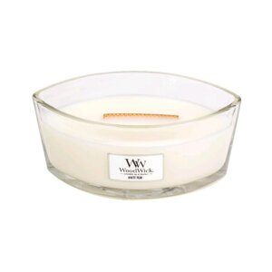 WoodWick White Teak svíčka loď 453,6g