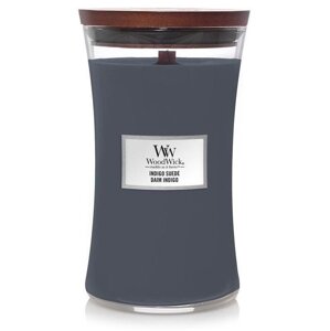 WoodWick Indigo Suede svíčka váza 609g