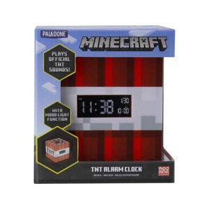 Hodiny stolní s budíkem Minecraft TNT - EPEE Merch - Paladone
