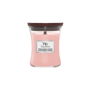 WoodWick Pressed Blooms & Patchouli svíčka váza 275g