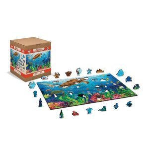 Wooden City Puzzle Potápěčský ráj 200 dílků, dřevěné