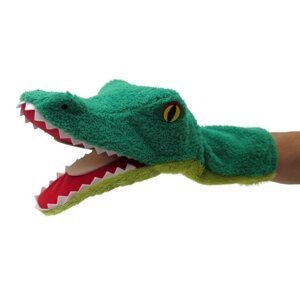 Maňásek klapací - Krokodýl 38 cm