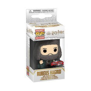 Funko POP Keychain: Harry Potter - Holiday Rubeus Hagrid (klíčenka, exclusive special edition)