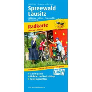 Spreewald-Lausitz 1:100 000 / cyklistická mapa