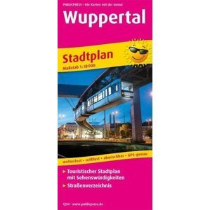 Wuppertal 1:18 000 / plán města