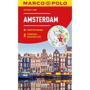 Amsterdam 1:12 000 / mapa města (lamino)