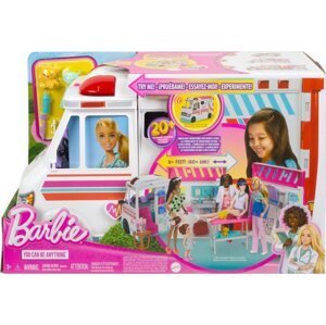 Barbie sanitka a klinika 2 v 1 - Mattel Disney