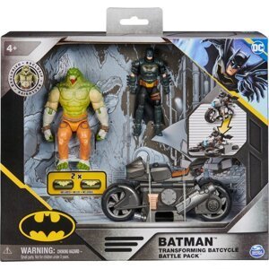 Batman s vozidlem a nepřítelem 10 cm - Spin Master Fur Fluff
