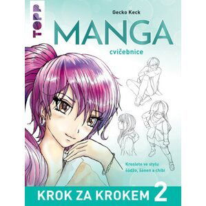 Manga krok za krokem 2 - Cvičebnice - Gecko Keck