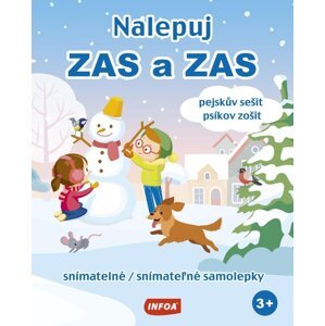 Nalepuj ZAS a ZAS Pejskův sešit / psíkov zošit snímatelné / snímateľné samolepky