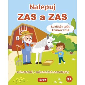 Nalepuj ZAS a ZAS Koníčkův sešit / koníkov zošit snímatelné / snímateľné samolepky