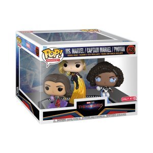 Funko POP Moment: The Marvels - Ms. Marvel, Captain Marvel, Photon