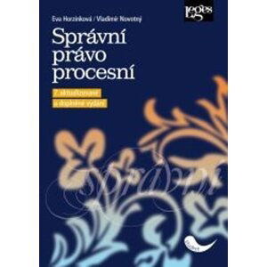 Správní právo procesní - Eva Horzinková; Vladimír Novotný