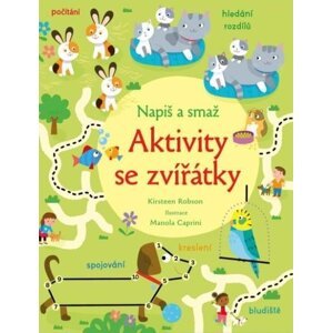 Napiš a smaž Aktivity se zvířátky - Kirsteen Robson