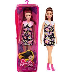 Barbie modelka - šaty se sedmikráskami - Mattel Barbie