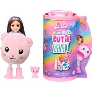 Barbie cutie reveal Chelsea pastelová edice - medvěd - Mattel Batman