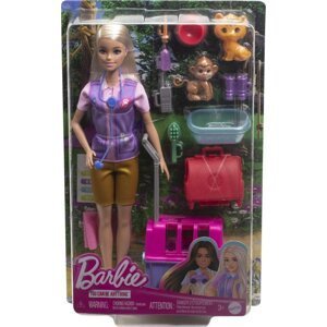 Barbie panenka zachraňuje zvířátka - blondýnka - Mattel Batman