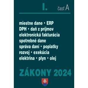 Zákony I A 2024 daňové zákony