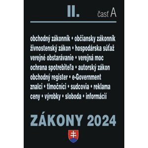 Zákony 2024 II A  Obchodné a občianske právo