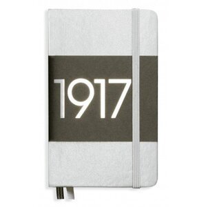 Zápisník Metallic edition Pocket A6 - řádkovaný, stříbrný