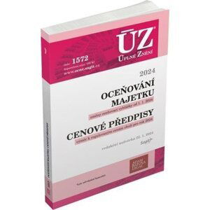 ÚZ 1572 Oceňování majetku, Cenové předpisy, 2024