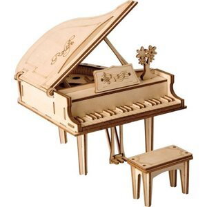 3D dřevěné puzzle Klavír