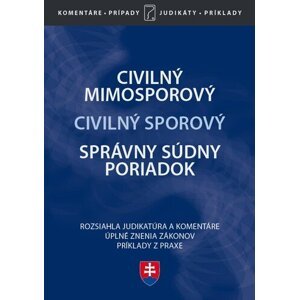 Civilný mimosporový Civilný sporový Správny súdny poriadok - Janka Kotová