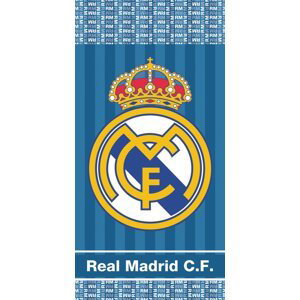 Fotbalová osuška Real Madrid Blue Stripes