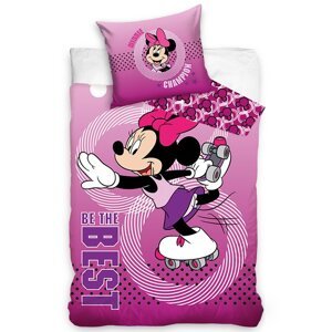 Dětské povlečení Minnie Na bruslích