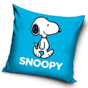 Povlak na polštářek Snoopy Blue