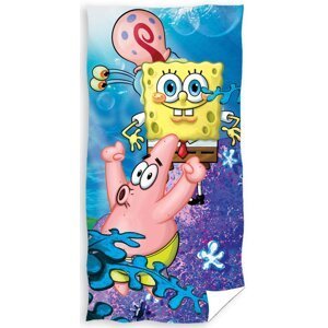 Dětská osuška Sponge Bob Hrátky s Garym