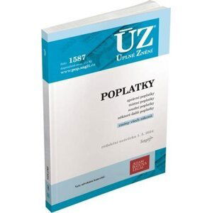 ÚZ 1587 Poplatky - správní, soudní, místní, ostatní