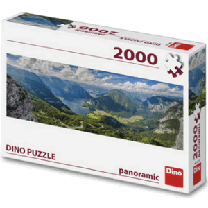 Puzzle 2000 Pohled na Alpy panoramic