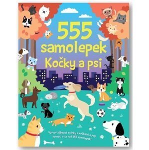 555 samolepek Kočky a psi
