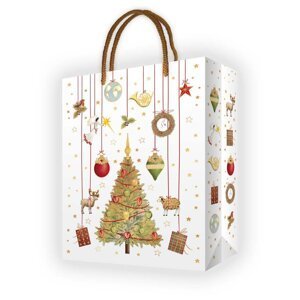 QUIRE PUBLISHING Dárková taška M 8262 QP - vánoční