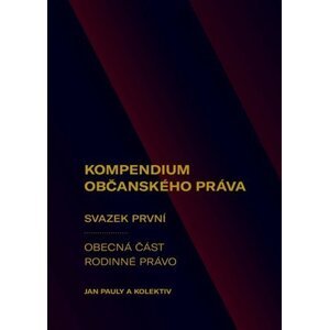 Kompendium občanského práva 1 - kolektiv autorů