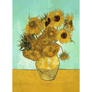 Dřevěné puzzle Art Vincent van Gogh Slunečnice 200 dílků