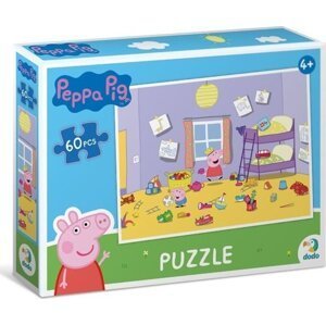 Puzzle Prasátko Peppa: Hrátky v pokojíčku 60 dílků