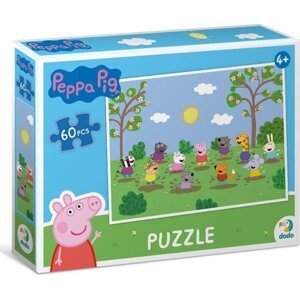Puzzle Prasátko Peppa: Zábava na sluníčku 60 dílků