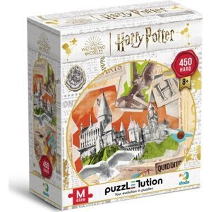Puzzle Harry Potter: Škola čar a kouzel v Bradavicích 450 dílků