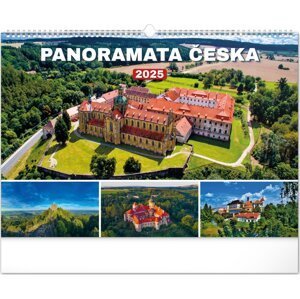 Nástěnný kalendář Panoramata Česka 2025, 48 × 33 cm