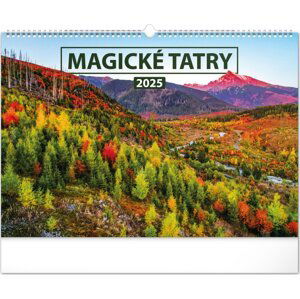 NOTIQUE Nástenný kalendár Magické Tatry 2025, 48 x 33 cm